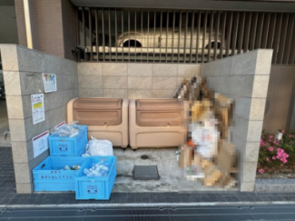 ゴミステーションです