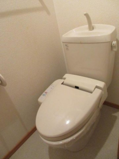 ゆったりとした空間のトイレです