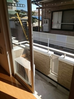 陽当たり良好なバルコニーです