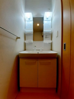 忙しい朝には欠かせない洗面所です