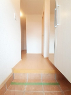 落ち着いた玄関です