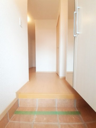 落ち着いた玄関です
