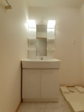 忙しい朝には欠かせない洗面所です