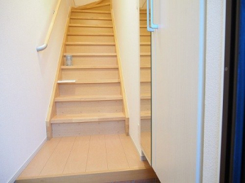 シンプルで使いやすい玄関です