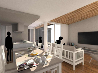 プランの一例です。お好きな間取りで建築することができます。