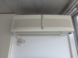 エアコン完備です