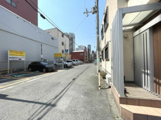 前面道路（南側・西向きに撮影）