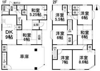 松山市朝日ケ丘２丁目の中古一戸建ての画像