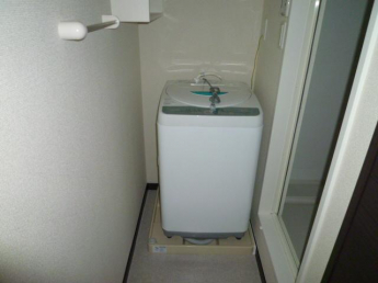 洗濯機付です