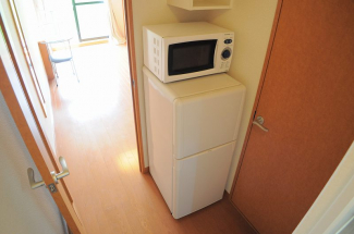 収納もある玄関です