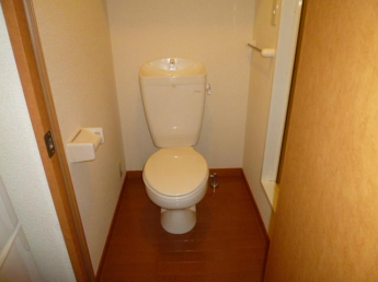 ゆったりとした空間のトイレです