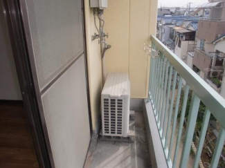 南向きのベランダ