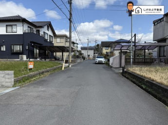 前面道路です。