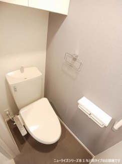 ゆったりとした空間のトイレです