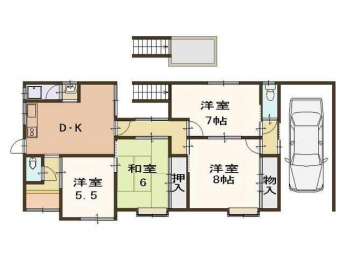 大津市栄町の一戸建ての画像