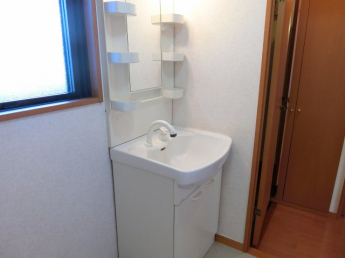 ★洗面台はシャワー付きです