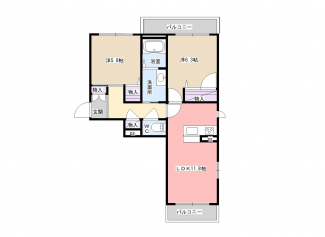 最上階角部屋のお部屋です！