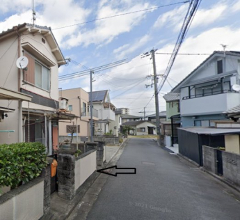 【前面道路含む現地写真】