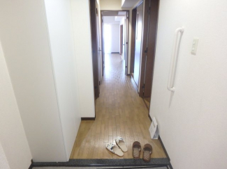 落ち着いた玄関です