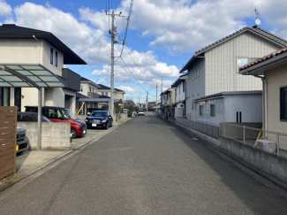 前面道路（２０２５年１月撮影）