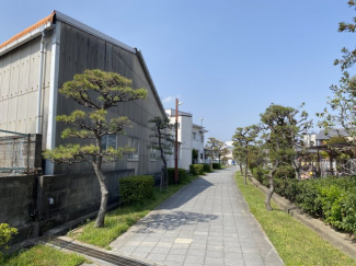 「松風こみと」側より撮影　道路幅員約5ｍ
