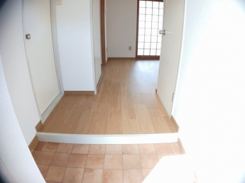 ゆったりとした玄関です