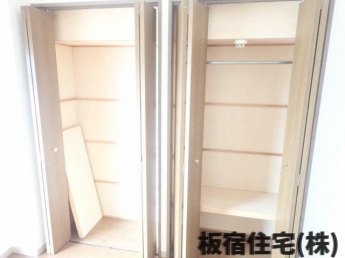 十分な収納スペースがあります
