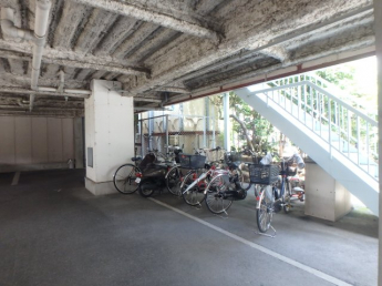 駐輪場です