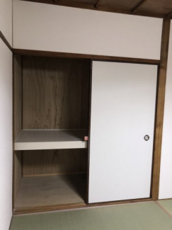 荷物もたくさん入る押し入れです。
