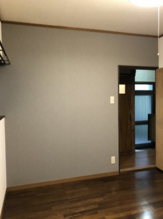 アクセントカラーのクロスです。