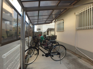 駐輪場です