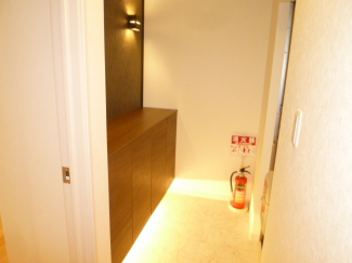 シンプルで使いやすい玄関です