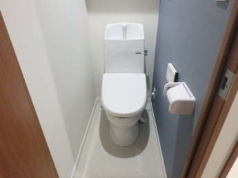 コンパクトで使いやすいトイレです