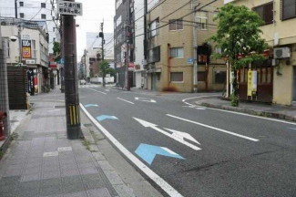 前面道路です。