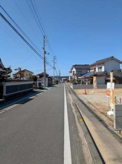 南道路　幅員６．３ｍあります
