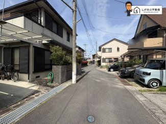 前面道路です。