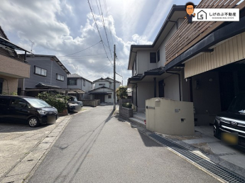 前面道路です。
