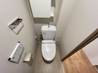 ゆったりとした空間のトイレです
