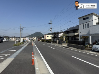 前面道路です。