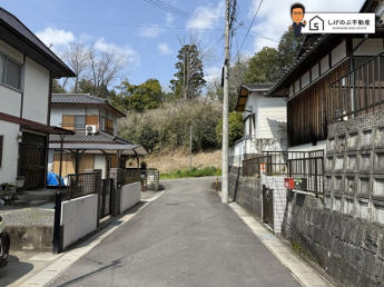 前面道路です。