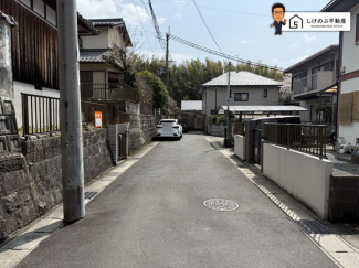前面道路です。