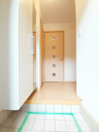 きれいな玄関です