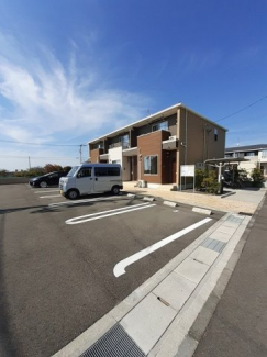 駐車場に車を止められます