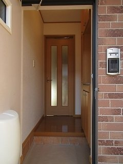 ゆったりとした玄関です