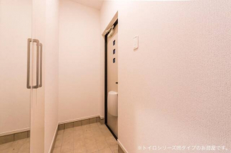 落ち着いた玄関です