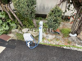 水栓利用可。ホースは必要な長さのものをご準備ください