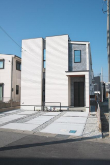 １７号地モデルハウス外観。