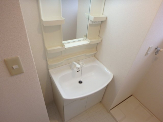 忙しい朝には欠かせない洗面所です