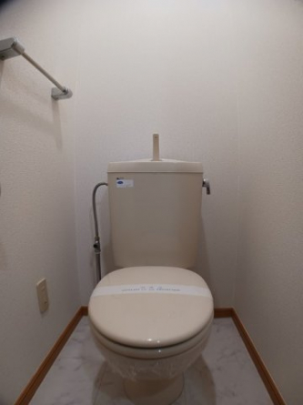 ゆったりとした空間のトイレです