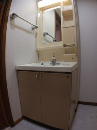コンパクトで使いやすい洗面所
